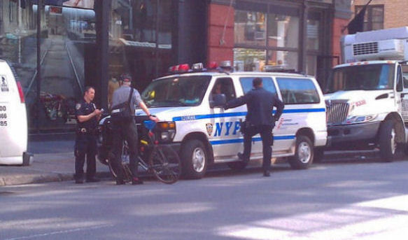 NYPD Tickets Cyclists for Not Riding in Bike Lane, transportationnation.org