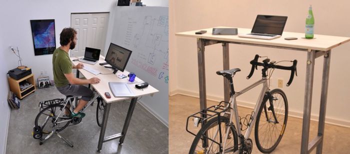 Functional Bike Desk