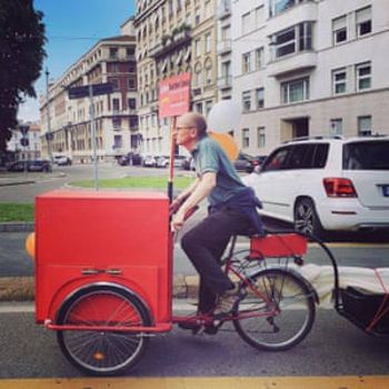 libraio itinerante a pedali