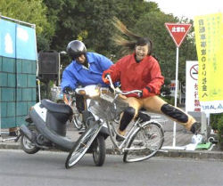 自転車事故が多発傾向