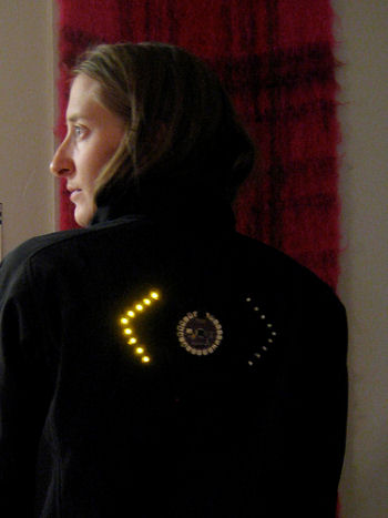 Turn signal bike jacket