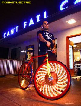 Mini Monkey Light - 8-Bit Bike Light