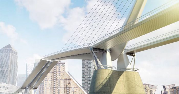 Pedestrian and cycle bridge