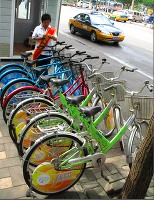 大気汚染対策にも自転車