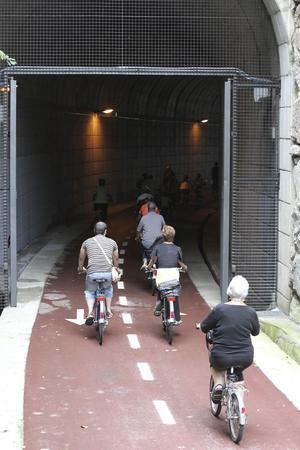 El viejo t&uacute;nel es el nuevo bidegorri, www.diariovasco.com