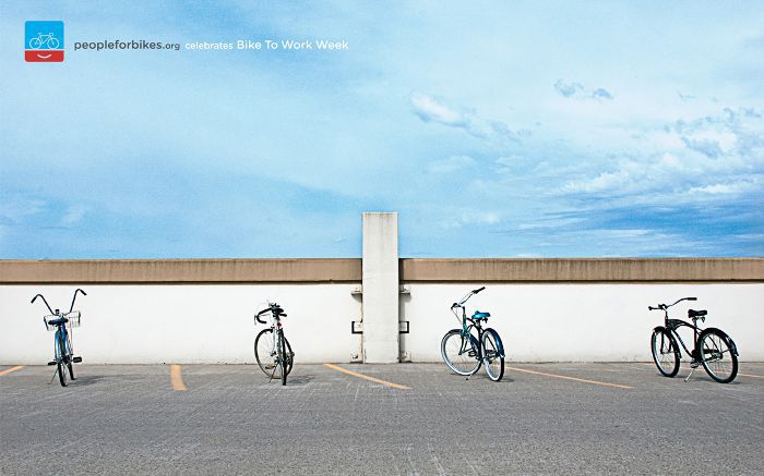 People for Bikes: Parking lot, adsoftheworld.com