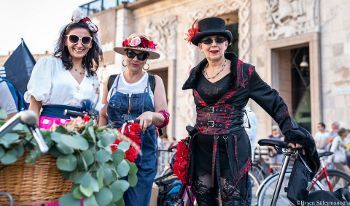 Fancy Women Bike Ride
