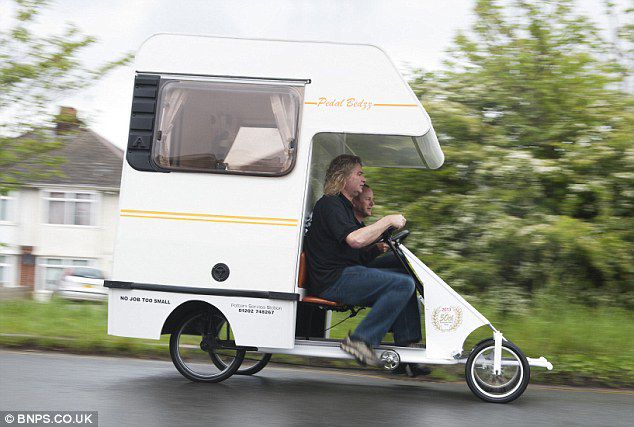 PEDAL BEDZZ, www.dailymail.co.uk
