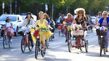 Fancy Women Bike Ride