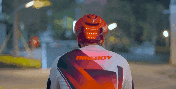 Body Sensor Bike Helmet