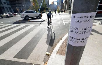 Toronto bike lanes