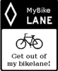 Get out of my bike lane!