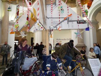 Christmas Tree Uses Pedal Power, www.treehugger.com