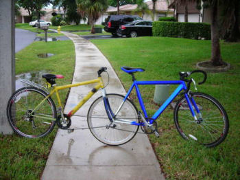 brilliantly simple tandem bike
