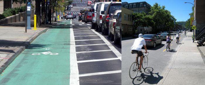 Bicycle lanes from cities around the world, bikelanes.ca