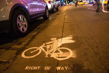 Unauthorized Bike Lanes, cityroom.blogs.nytimes.com