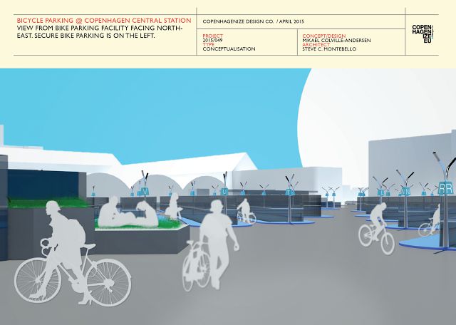 New Bike Parking Spots at Copenhagen Central Station