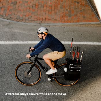 lowercase golf bag
