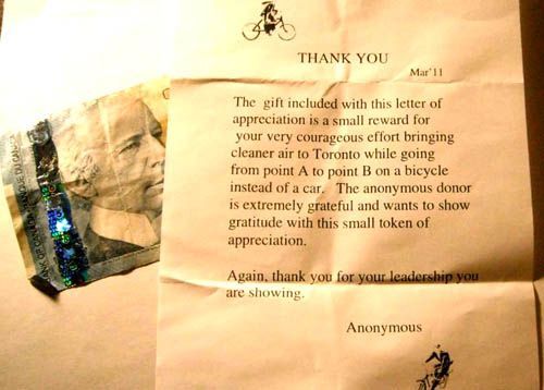 Thank you for cycling! ,www.torontocranks.com