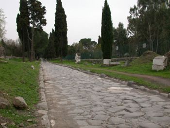 Via Appia Antica in Rome, Photo by MM,licensed under the Creative Commons Attribution ShareAlike 3.0 Unported.