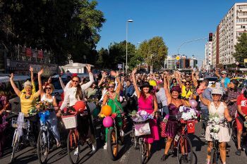 Fancy Women Bike Ride