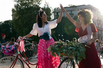 Fancy Women Bike Ride