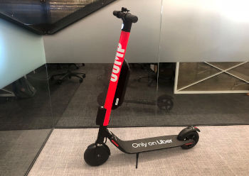 Uber electric scooters