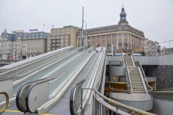 New Underwater Bike Parking at Amsterdam Central Station