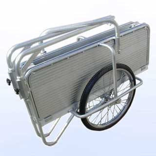 アルミ製折りたたみ式リヤカー