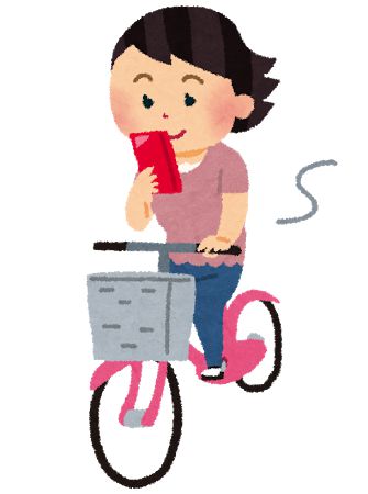 自転車スマホ