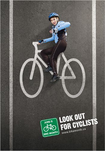 Bike Month: Woman, adsoftheworld.com