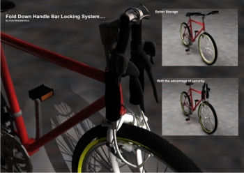 Fold Down Handle Bar Locking System