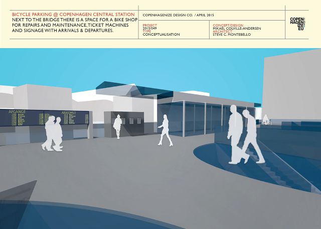 New Bike Parking Spots at Copenhagen Central Station
