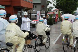 歩道上の色分けは有効だろうか?