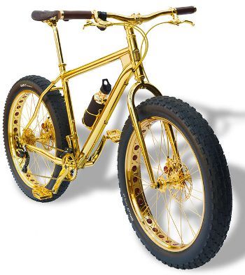 24K Gold Extreme Mountain Bike