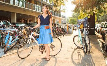 The Bicycle Wrap Skirt