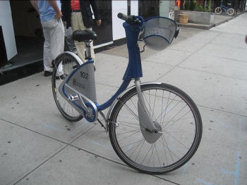 ニューヨークのレンタサイクル