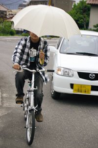 片手運転禁止