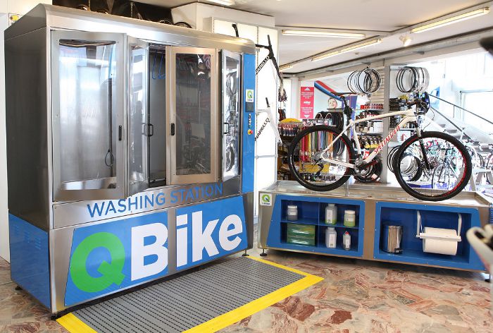 QBike Washing Station and Service Station, novatec.pro.portal.agomir.com