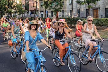 Fancy Women Bike Ride