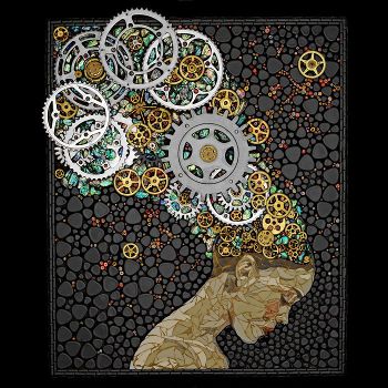 Beautiful Mosaics Made of Gears, www.mymodernmet.com