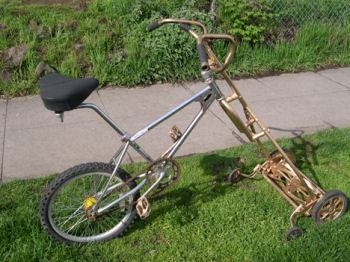 Bicycle Lawnmowing