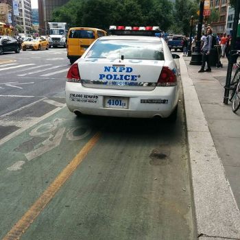 Cops in Bike Lanes