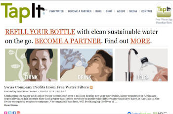 “Tap It”,www.tapitwater.com