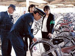 無施錠に鍵取り付け