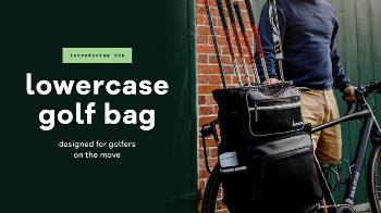lowercase golf bag