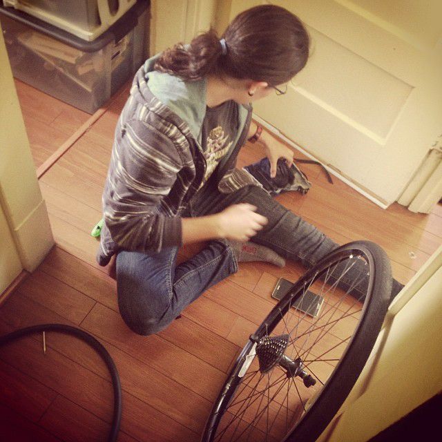 Cowgirl Bike Courier