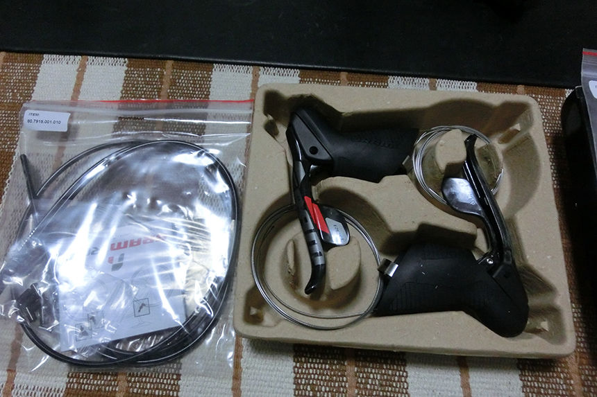 今更ながらSRAM RED 2012ダブルタップレバー&FD交換 : アウター 今更ながらSRAM RED 2012ダブルタップレバー&FD交換 : アウター