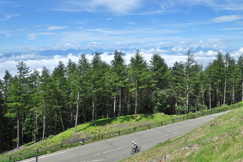 一期一会の雲海芸術 富士スバルライン 自転車百景