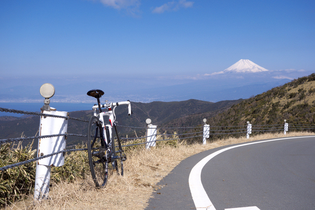西伊豆スカイライン 西天城高原線を快走 自転車百景 西伊豆スカイライン 西天城高原線を快走 自転車百景